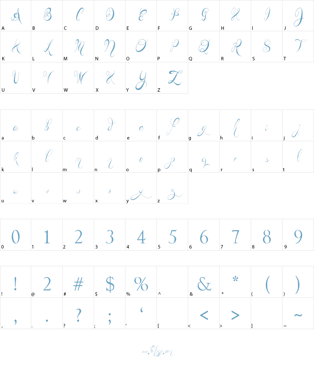Teaspoon Display Font Character